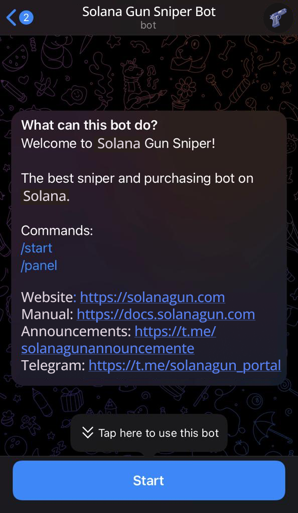Sniper bot feature